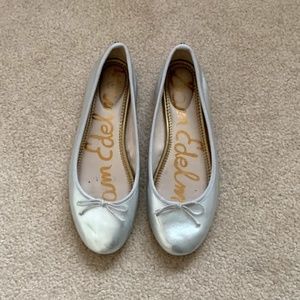 Sam Edelman / size 7 Felicia Flat Silver